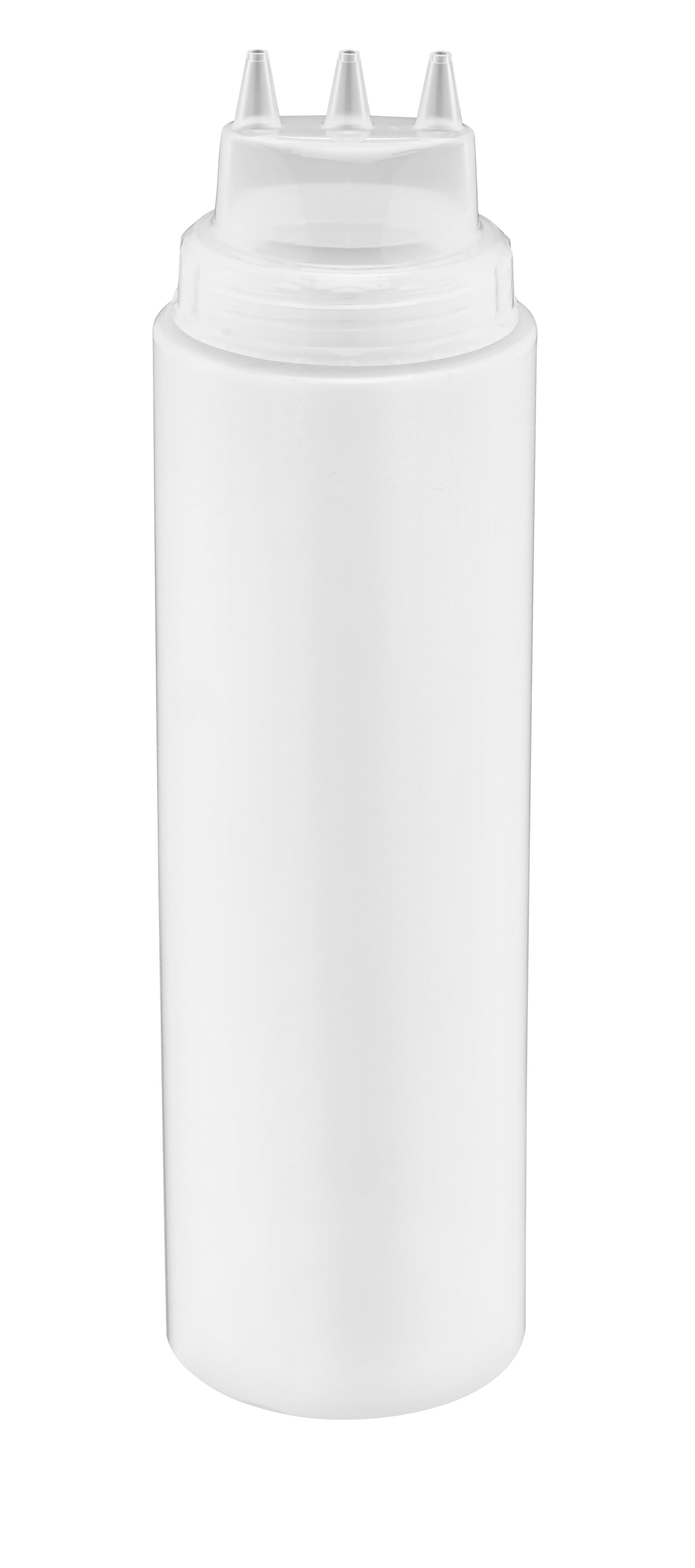 Clear squeeze bottle