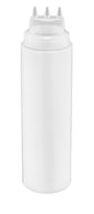 Clear squeeze bottle