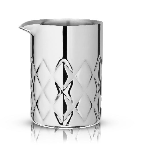 Mixing glass premium silver diamond 700 ml (72187)