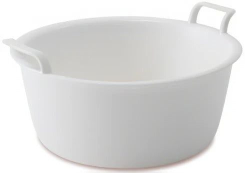 Plastic round Bowl White