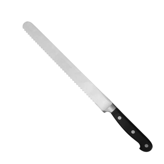 Bread knife, 25 cm black (68652)
