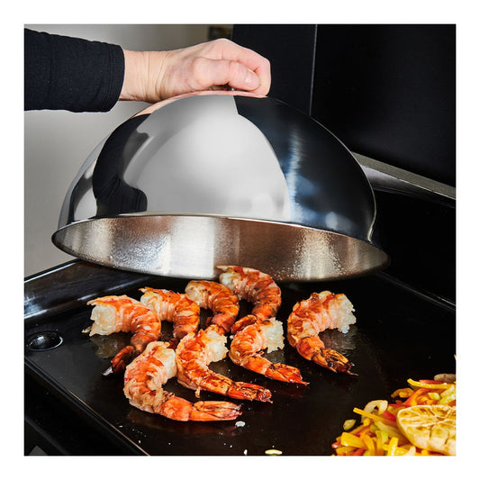 Cloche stainless steel S/S with handle