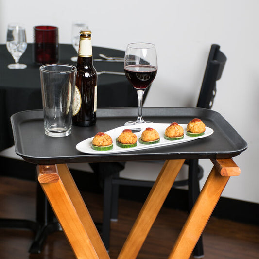 Black non slip tray Serving tray Restaurant tray
