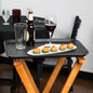 Black non slip tray Serving tray Restaurant tray