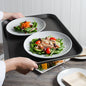 Black non slip tray Serving tray Restaurant tray