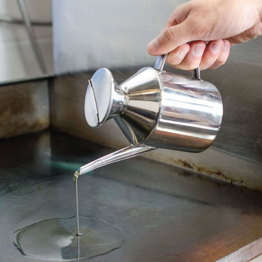 Oil pitcher stainless steel S/S 530 ml (72489)