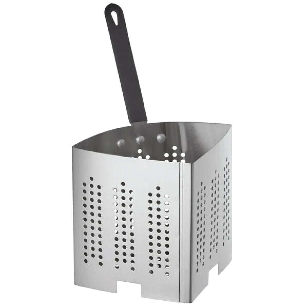 Pasta strainer stainless steel S/S with handle 1/4