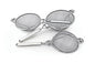 Double mesh strainer with handle