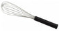 Whisk stainless steel S/S with anti slip black handle